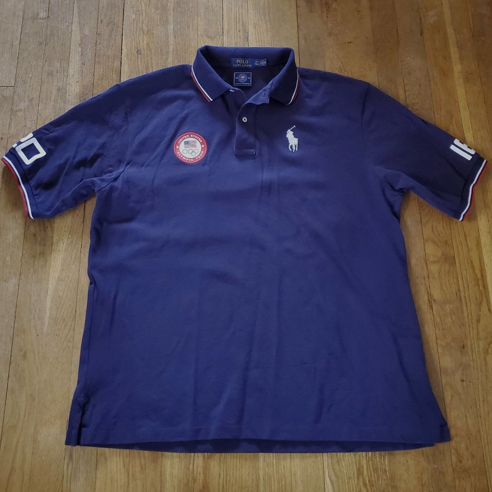 Ralph Lauren Polo Ltd Edition Olympic Shirt - Xl Tall - Euc